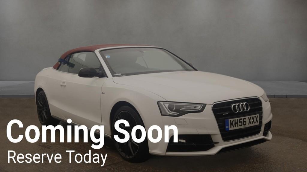 Audi A5 Cabriolet 2.0 TFSI S line Special Edition Plus Convertible 2dr Petrol S Tronic quattro Euro 6 (s/s) (225 ps)