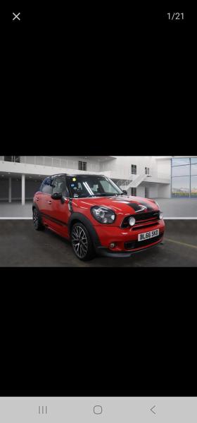 MINI Countryman 1.6 John Cooper Works SUV 5dr Petrol Manual ALL4 Euro 5 (s/s) (218 ps)